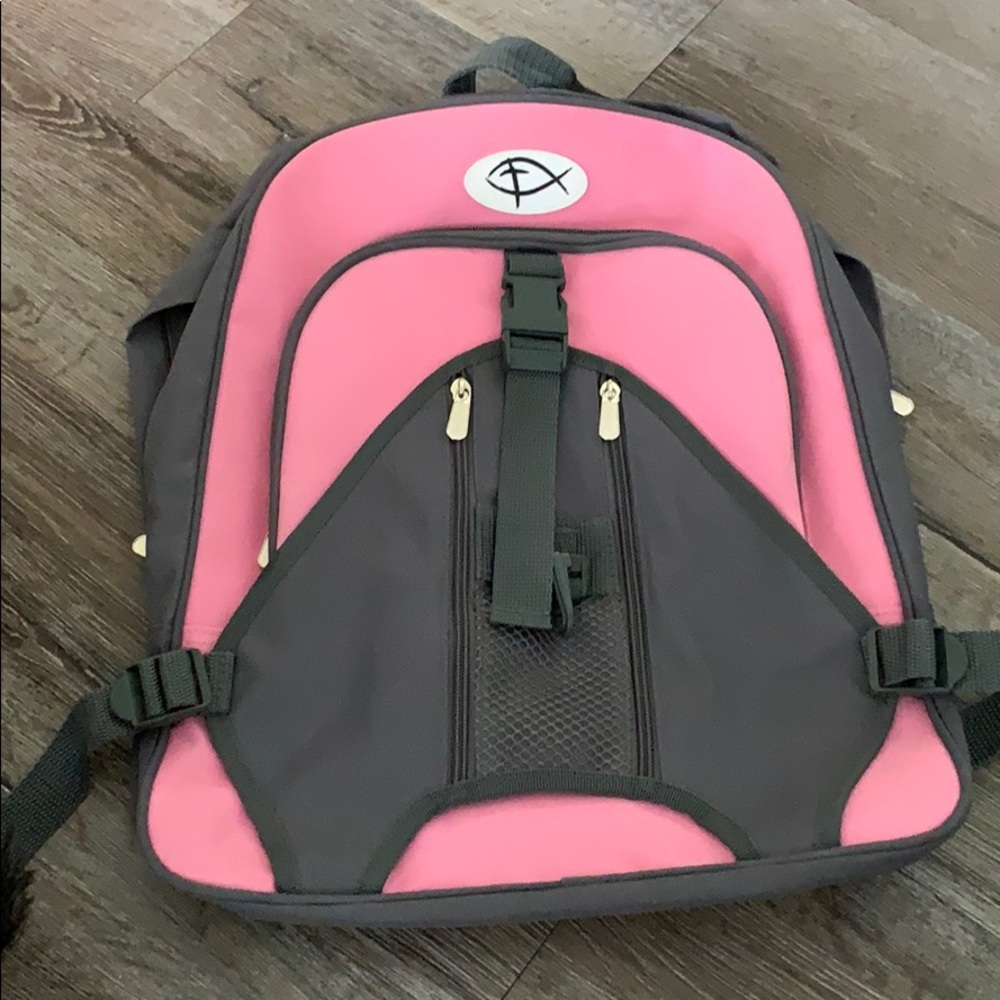 Pink backpack